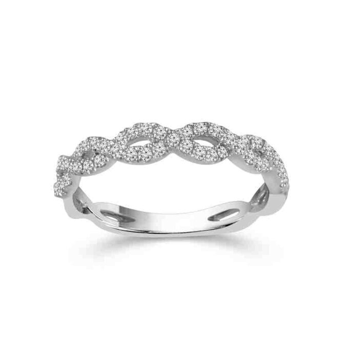 Close-up of elegant diamond ring