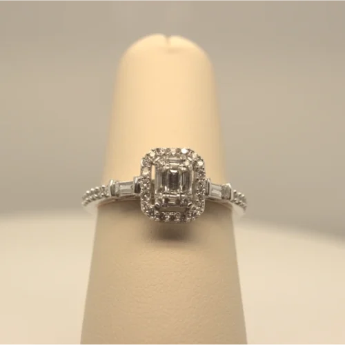 A sophisticated engagement ring