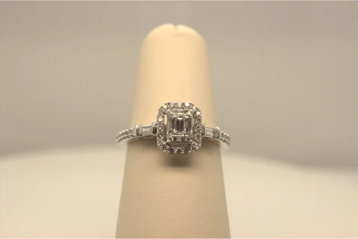 A sophisticated engagement ring